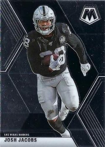 #104 Josh Jacobs - Las Vegas Raiders - 2020 Panini Mosaic Football