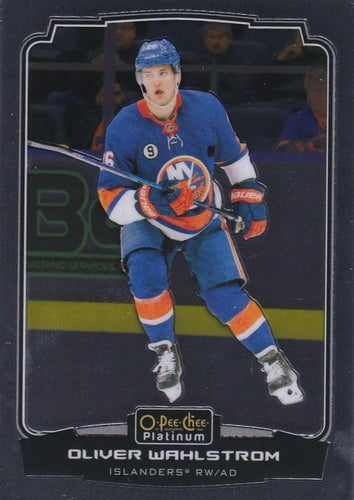 #104 Oliver Wahlstrom - New York Islanders - 2022-23 O-Pee-Chee Platinum Hockey