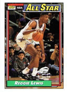 #104 Reggie Lewis - Boston Celtics - 1992-93 Topps Basketball
