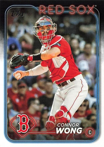 #104 Connor Wong - Boston Red Sox - 2024 Topps Baseball