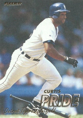 #104 Curtis Pride - Detroit Tigers - 1997 Fleer Baseball