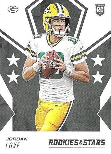 #104 Jordan Love - Green Bay Packers - 2020 Panini Rookies & Stars Football