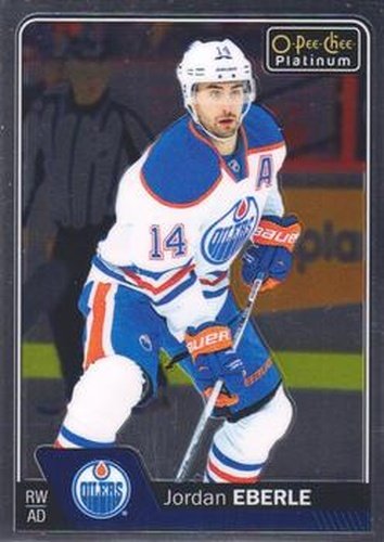 #104 Jordan Eberle - Edmonton Oilers - 2016-17 O-Pee-Chee Platinum Hockey