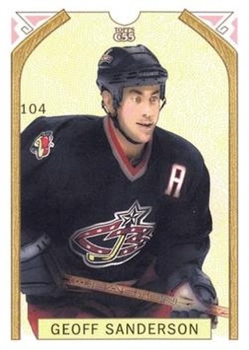 #104 Geoff Sanderson - Columbus Blue Jackets - 2003-04 Topps C55 Hockey