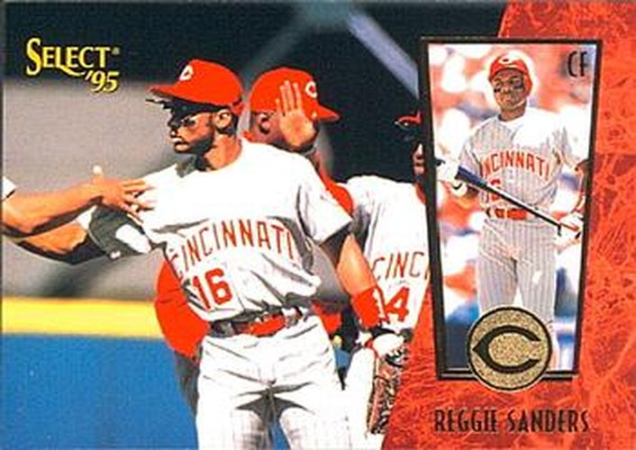 #104 Reggie Sanders - Cincinnati Reds - 1995 Select Baseball