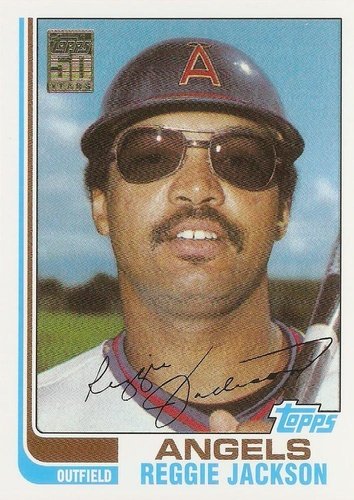 #T104 Reggie Jackson - California Angels - 2001 Topps Traded & Rookies Baseball