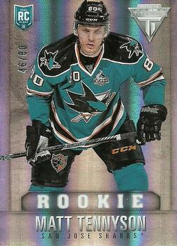 #104 Matt Tennyson - San Jose Sharks - 2013-14 Panini Titanium Hockey