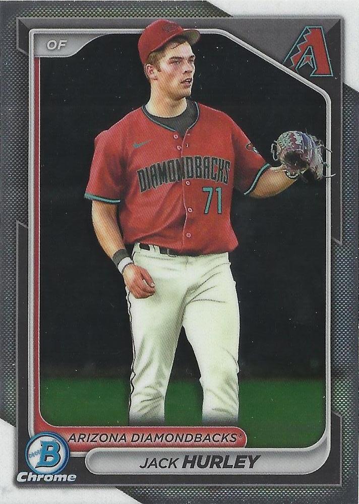 #BCP-104 Jack Hurley - Arizona Diamondbacks - 2024 Bowman - Chrome Prospects Baseball
