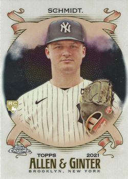 #104 Clarke Schmidt - New York Yankees - 2021 Topps Allen & Ginter Chrome Baseball