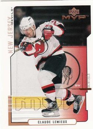#104 Claude Lemieux - New Jersey Devils - 2000-01 Upper Deck MVP Hockey