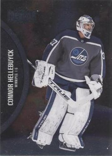 #104 Connor Hellebuyck - Winnipeg Jets - 2021-22 Skybox Metal Universe Hockey