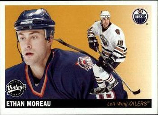 #104 Ethan Moreau - Edmonton Oilers - 2002-03 Upper Deck Vintage Hockey
