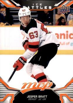 #104 Jesper Bratt - New Jersey Devils - 2022-23 Upper Deck MVP - Ice Battles Hockey