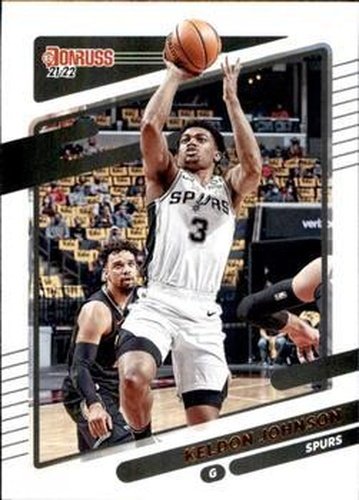 #104 Keldon Johnson - San Antonio Spurs - 2021-22 Donruss Basketball