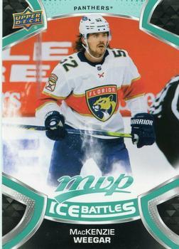 #104 MacKenzie Weegar - Florida Panthers - 2021-22 Upper Deck MVP - Ice Battles Hockey