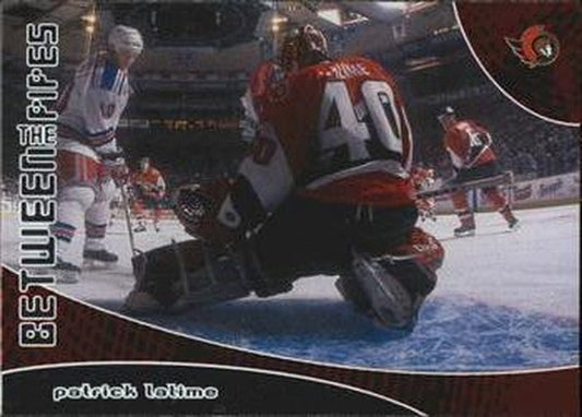 #104 Patrick Lalime - Ottawa Senators - 2001-02 Be a Player Between the Pipes Hockey