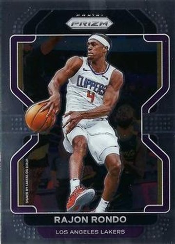 #104 Rajon Rondo - Los Angeles Lakers - 2021-22 Panini Prizm Basketball