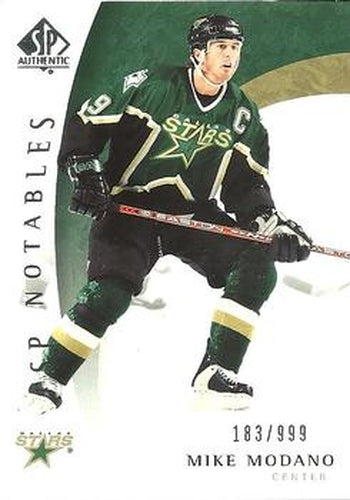 #104 Mike Modano - Dallas Stars - 2005-06 SP Authentic Hockey