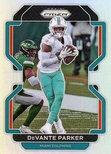 #104 DeVante Parker - Miami Dolphins - 2021 Panini Prizm - Silver Football