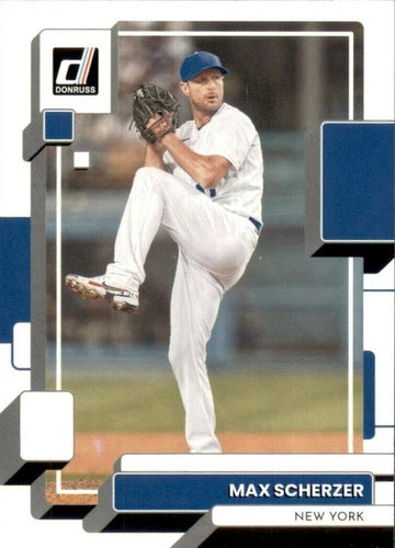 #104 Max Scherzer - New York Mets - 2022 Donruss Baseball