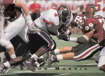 #104 Byron Morris - Texas Tech Red Raiders / Pittsburgh Steelers - 1994 Classic Four Sport