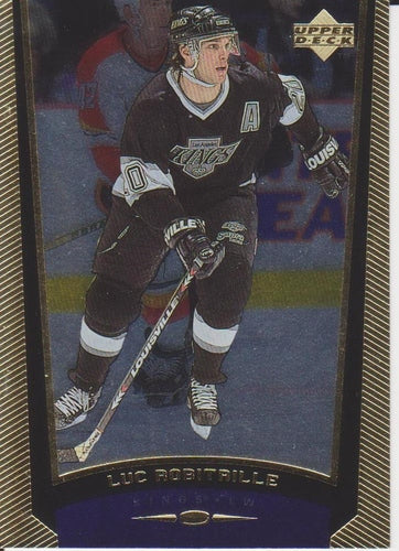 #104 Luc Robitaille - Los Angeles Kings - 1998-99 Upper Deck Gold Reserve Hockey