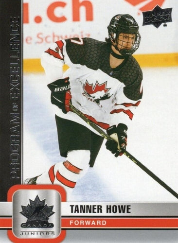 #104 Tanner Howe - Canada - 2023 Upper Deck Team Canada Juniors Hockey