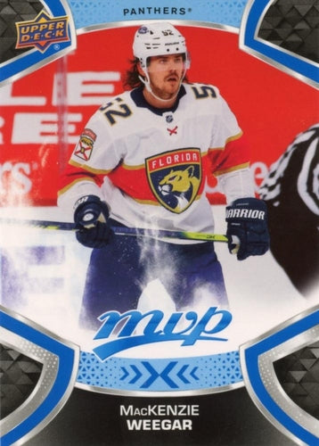 #104 MacKenzie Weegar - Florida Panthers - 2021-22 Upper Deck MVP - Blue Hockey