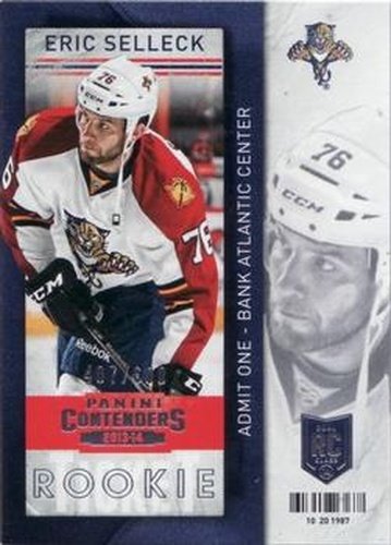 #104 Eric Selleck - Florida Panthers - 2013-14 Panini Contenders Hockey
