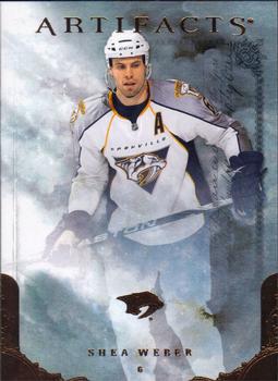 #85 Shea Weber - Nashville Predators - 2010-11 Upper Deck Artifacts Hockey