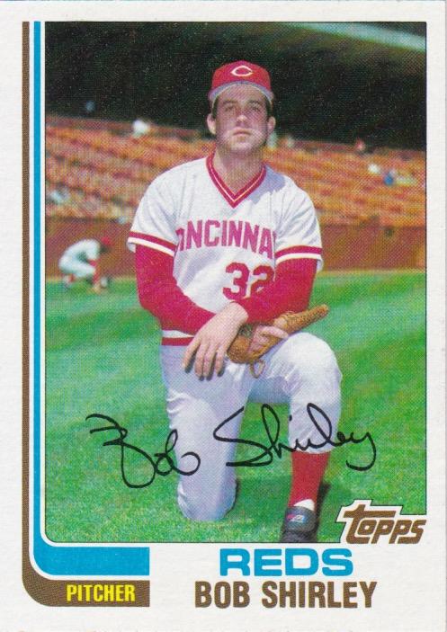 #105T Bob Shirley - Cincinnati Reds - 1982 Topps Traded Baseball