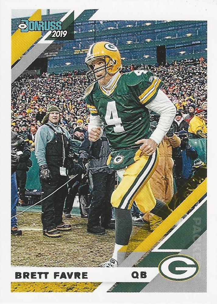 #105V Brett Favre - Green Bay Packers - 2019 Donruss Football