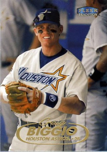 #105 Craig Biggio - Houston Astros - 1998 Fleer Tradition Baseball