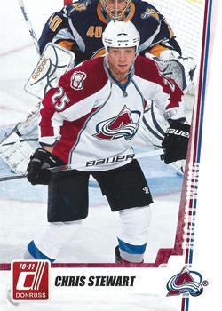 #105 Chris Stewart - Colorado Avalanche - 2010-11 Donruss Hockey