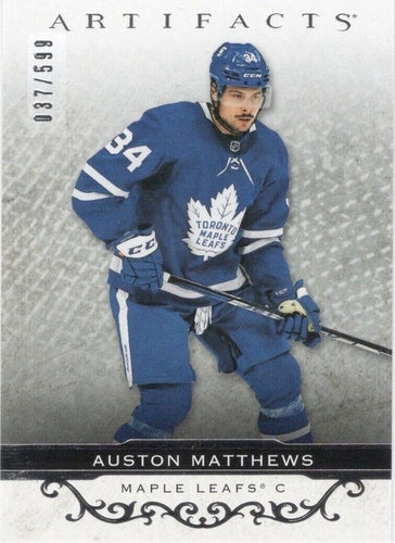 #105 Auston Matthews - Toronto Maple Leafs - 2021-22 Upper Deck Artifacts Hockey