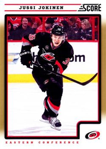 #105 Jussi Jokinen - Carolina Hurricanes - 2012-13 Score - Gold Rush Hockey