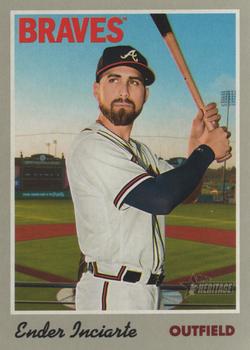 #105 Ender Inciarte - Boston Red Sox - 2019 Topps Heritage Baseball
