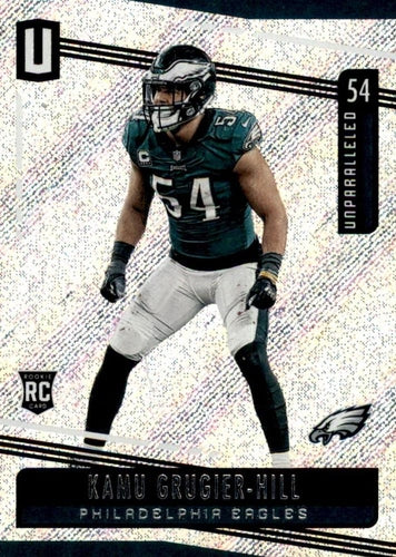#105 Kamu Grugier-Hill - Philadelphia Eagles - 2019 Panini Unparalleled Football