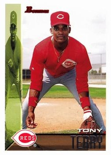 #105 Tony Terry - Cincinnati Reds - 1995 Bowman Baseball