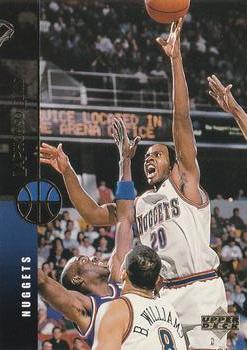 #105 LaPhonso Ellis - Denver Nuggets - 1994-95 Upper Deck Basketball