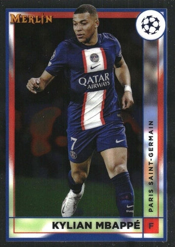 #105 Kylian Mbappé - Paris Saint-Germain - 2022-23 Merlin Chrome UEFA Club Competitions Soccer