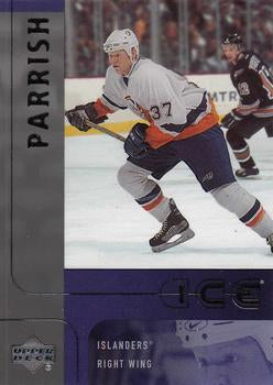 #105 Mark Parrish - New York Islanders - 2001-02 Upper Deck Ice Hockey