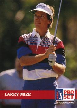 #105 Larry Mize - 1992 Pro Set PGA Tour Golf