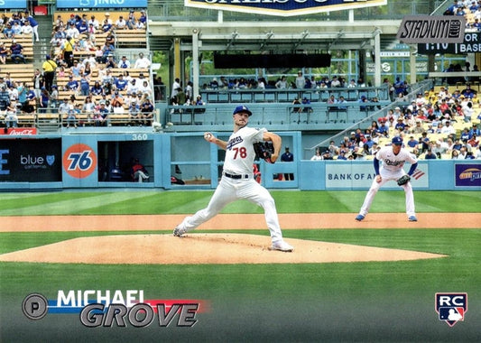 #105 Michael Grove - Los Angeles Dodgers - 2023 Stadium Club Baseball