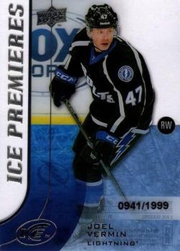 #105 - Joel Vermin - Tampa Bay Lightning - 2015-16 Upper Deck Ice Hockey