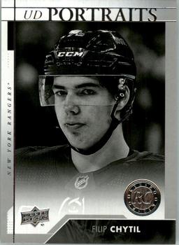 #P-105 Filip Chytil - New York Rangers - 2017-18 Upper Deck - UD Portraits Hockey