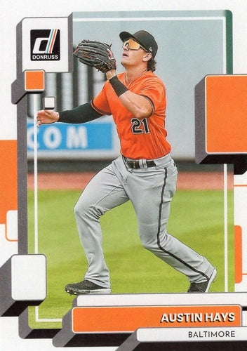 #105 Austin Hays - Baltimore Orioles - 2022 Donruss Baseball