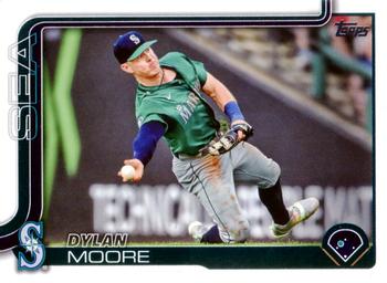 #105 Dylan Moore - Seattle Mariners - 2025 Topps Baseball