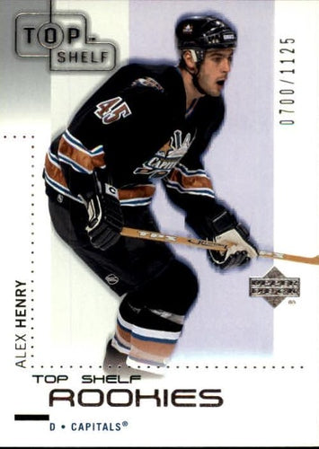#105 Alex Henry - Washington Capitals - 2002-03 Upper Deck Top Shelf Hockey