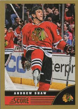 #105 Andrew Shaw - Chicago Blackhawks - 2013-14 Score - Gold Hockey